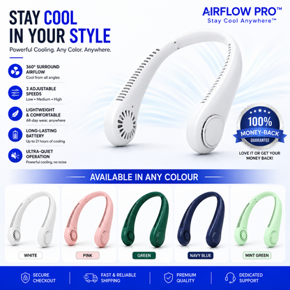 AirFlow Pro™ Portable Neck Fan
